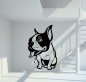 Preview: 12036 Französische Bulldogge Wandtattoo